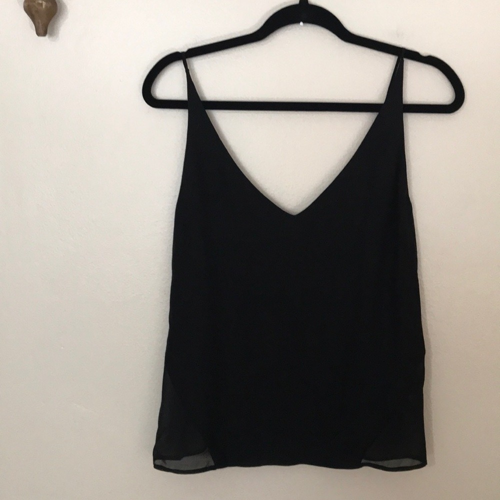 J‎ Brand Women's Medium 100% Silk Black Tank NEW